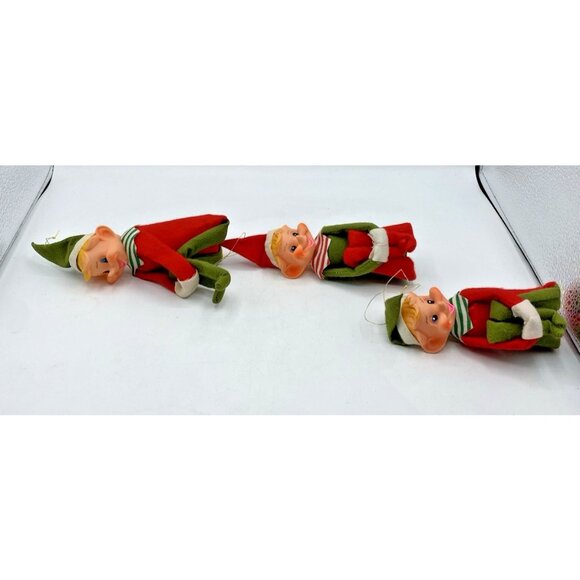 Vintage Brite Star Knee Hugger Elves Japan Lot 3 With Bells 1960s MCM Pixie Elf - Picture 9 of 13